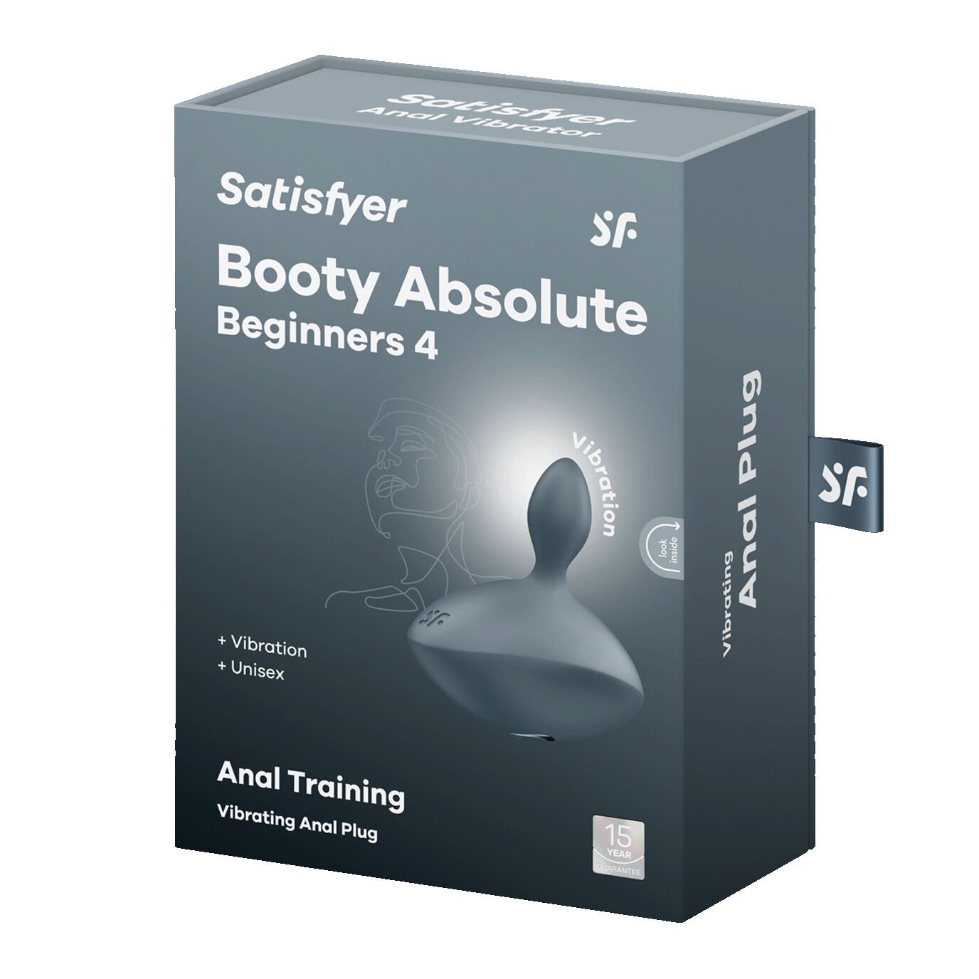 Анальна вібропробка Satisfyer Booty Absolute Beginners 4, для початківців, ввідна частина 3 см