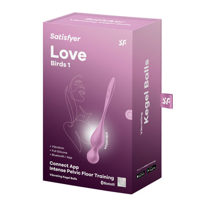 Вагінальні кульки з вібрацією Satisfyer Love Birds 1 Connect App Pink