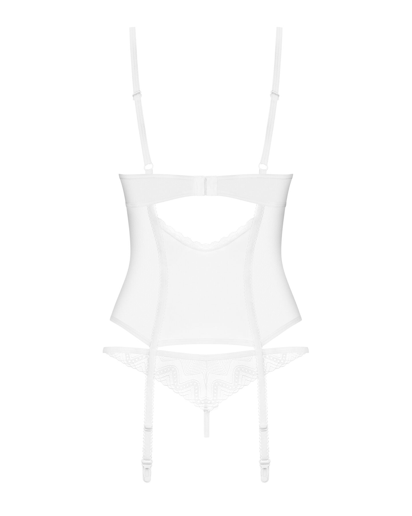 Корсет Obsessive Alissium corset & thong M/L