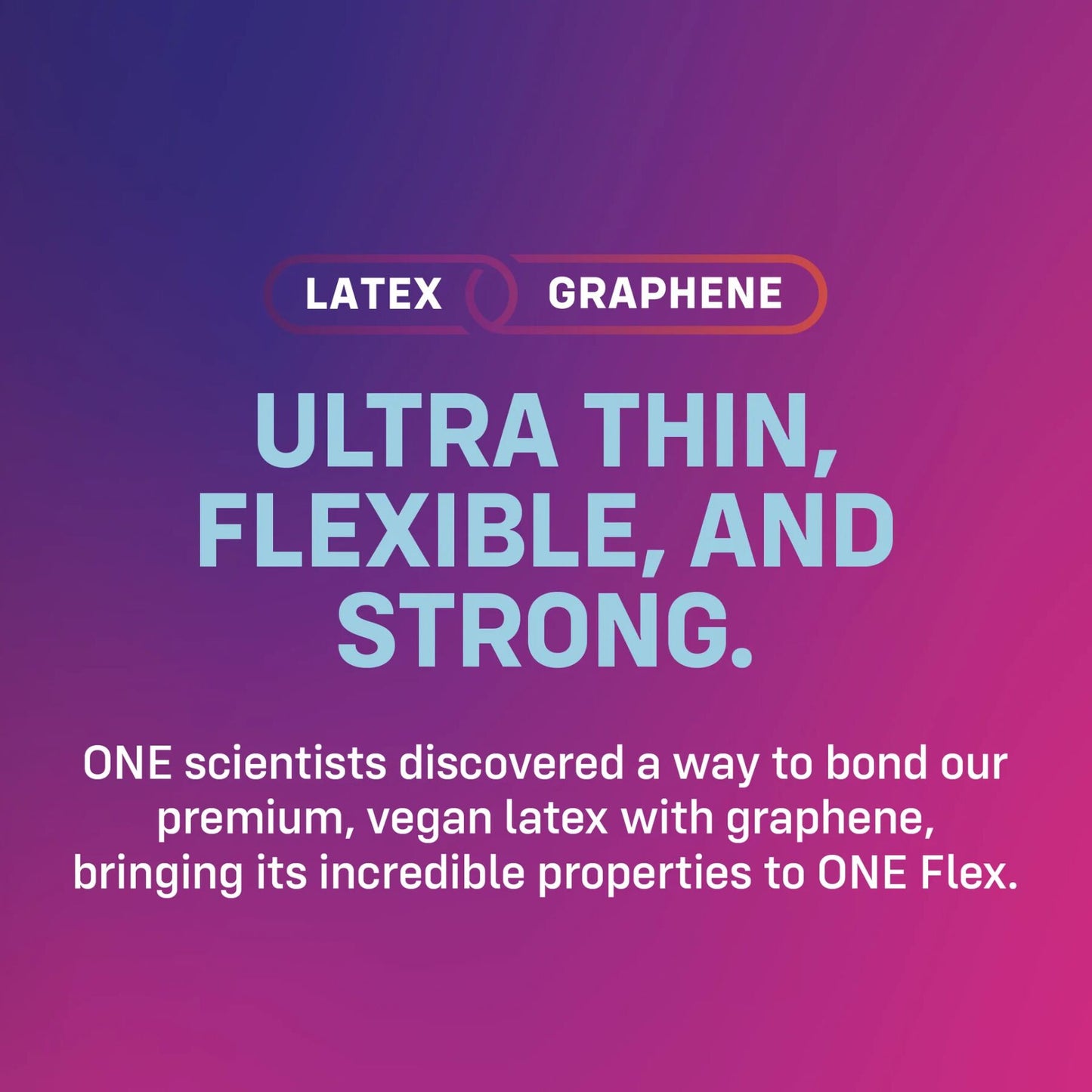 Презервативи ONE Flex Graphene Condom 3 шт, картонна коробка