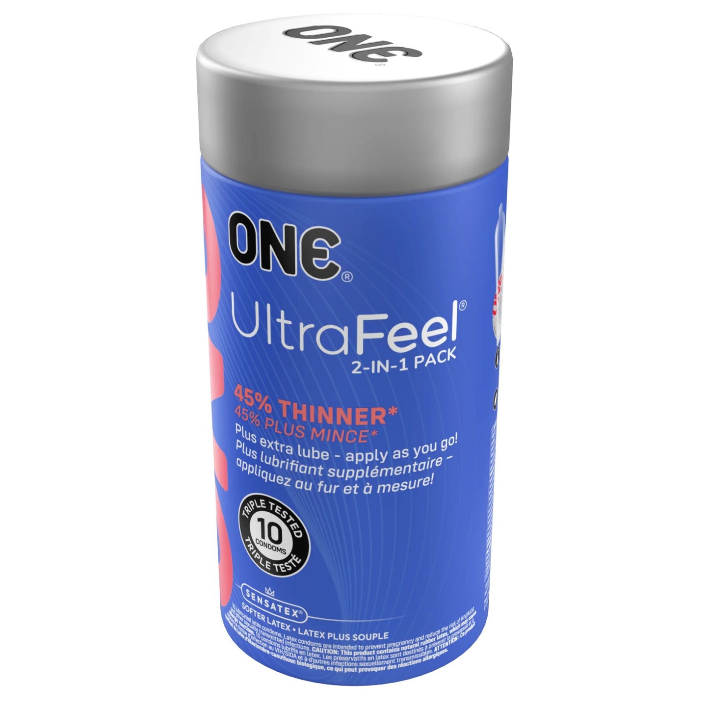 Презервативи ONE Ultra Feel 10 шт, подарункова упаковка тюб