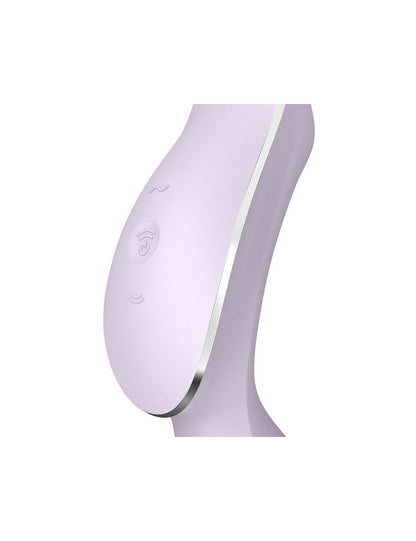 Вакуумний стимулятор з вібрацією Satisfyer Curvy Trinity 2 Violet