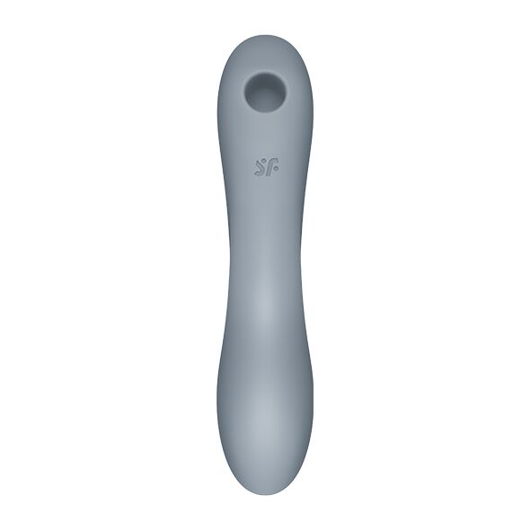 Вакуумний стимулятор з вібрацією Satisfyer Curvy Trinity 3 BlueGrey