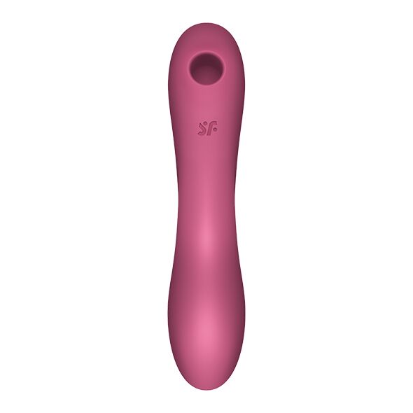 Вакуумний стимулятор із вібрацією Satisfyer Curvy Trinity 3 Red