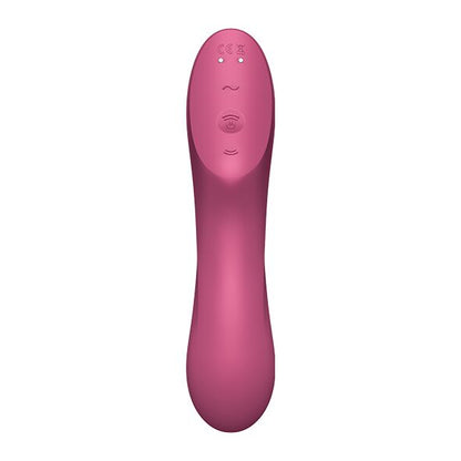 Вакуумний стимулятор із вібрацією Satisfyer Curvy Trinity 3 Red