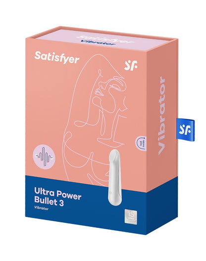 Віброкуля перезаряджаєма Satisfyer Ultra Power Bullet 3 White