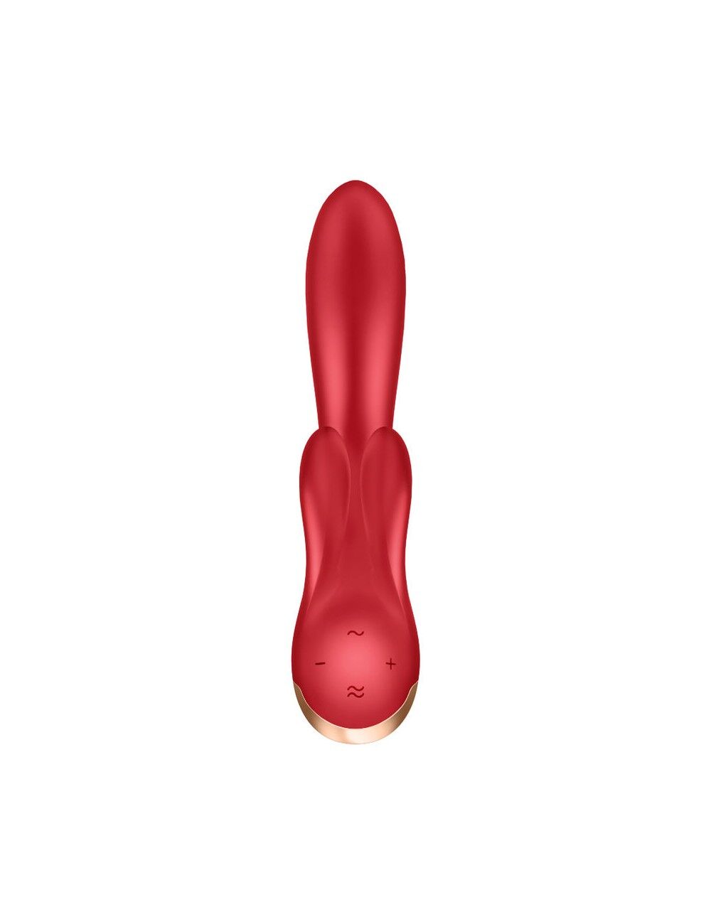 Смарт вібратор кролик із подвійним відростком Satisfyer Double Flex Red