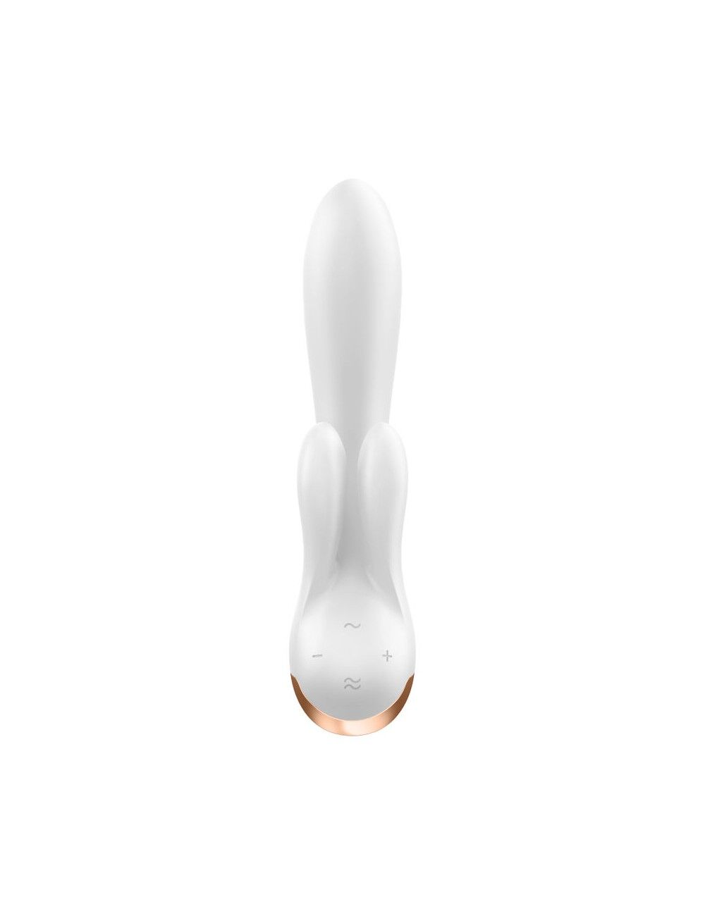 Смарт вібратор-кролик із подвійним відростком Satisfyer Double Flex White