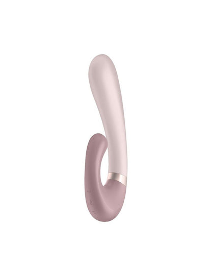 Смарт вібратор-кролик із підігрівом Satisfyer Heat Wave Mauve