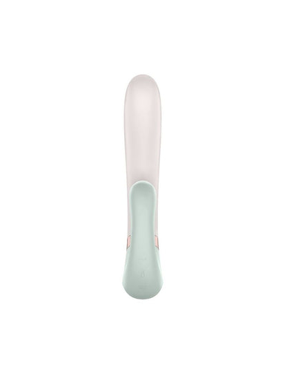 Смарт вібратор-кролик із підігрівом Satisfyer Heat Wave Mint