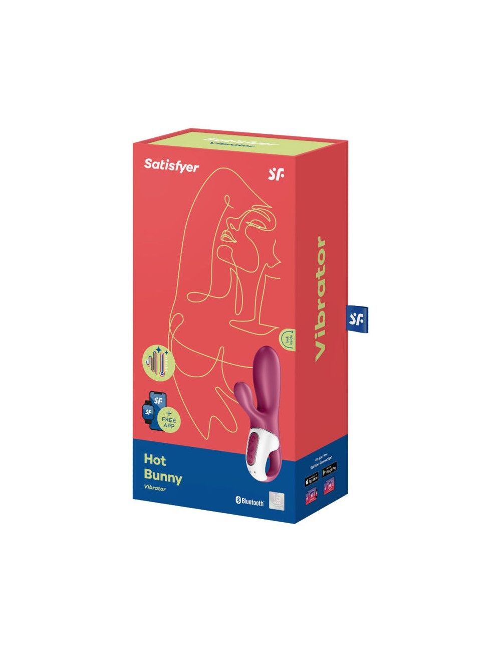 Смарт вібратор кролик із підігрівом Satisfyer Hot Bunny