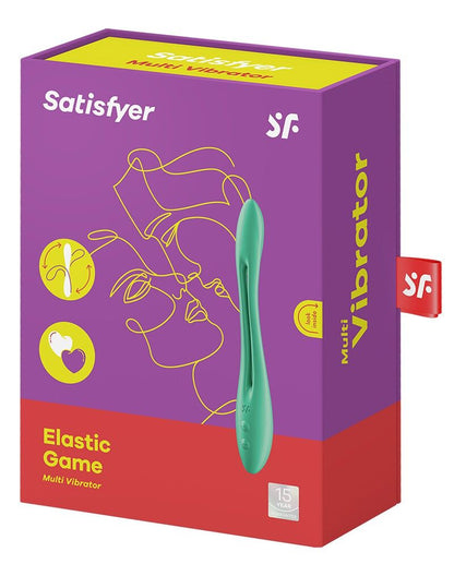 Універсальний гнучкий вібратор для пар Satisfyer Elastic Game Light Green