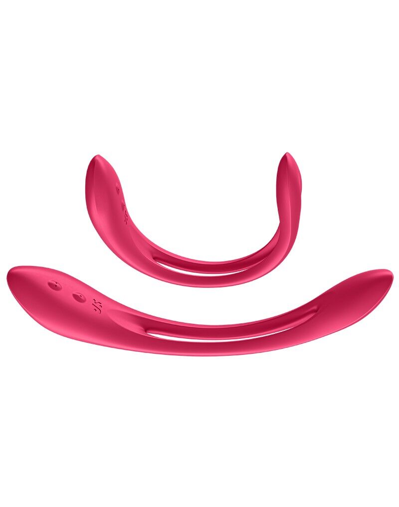 Універсальний гнучкий вібратор для пар Satisfyer Elastic Joy Red