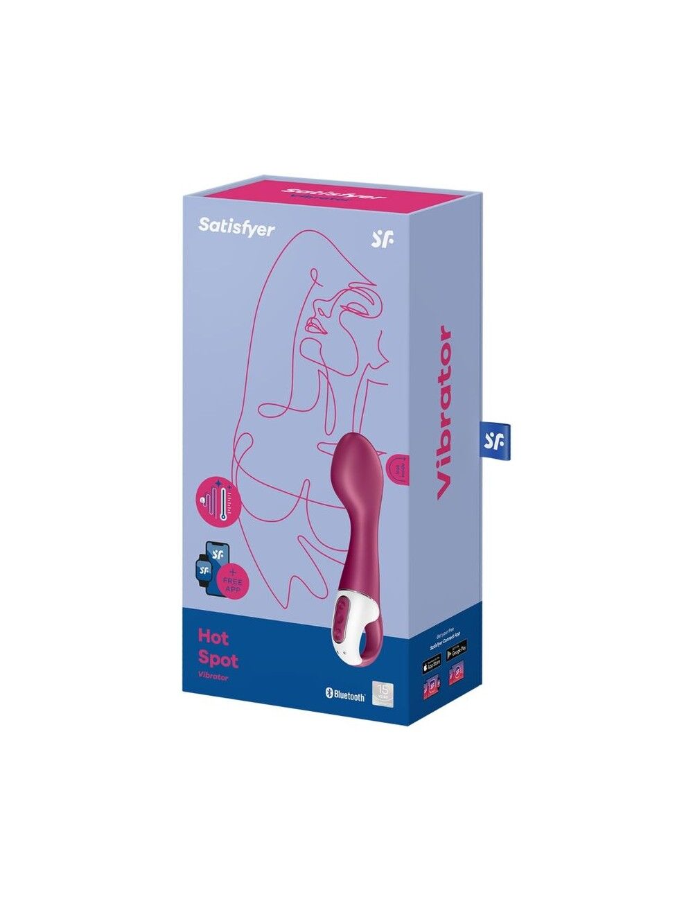 Смарт вібратор точки G Satisfyer Hot Spot з функцією підігріву