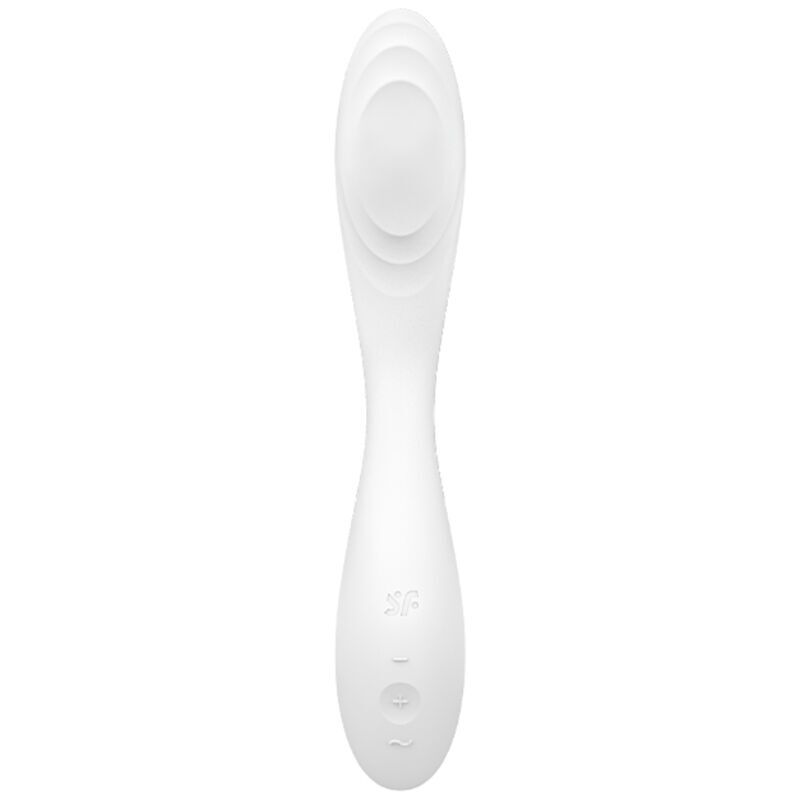 Вібратор із перлинною стимуляцією точки G Satisfyer Rrrolling Pleasure White