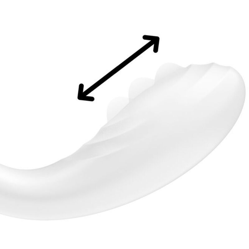 Вібратор із перлинною стимуляцією точки G Satisfyer Rrrolling Pleasure White